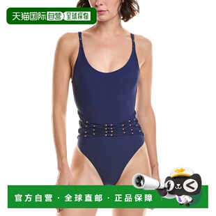 Brynn Beaded One Piece 美国奥莱直发泳衣 自营PQ blue Swim