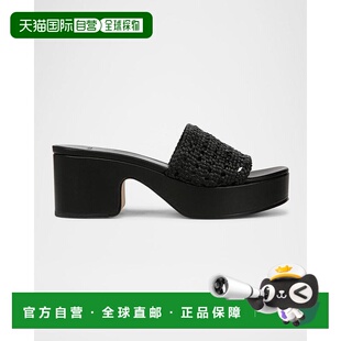 美国直邮 舒适 VINCE女士时装 圆头真皮时尚 百搭透 凉鞋 1h可退