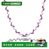 Sapphire TGW 8ct Pink Leaf Neck Created Max Mimi 自营