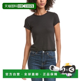 黑色 bone碎骨Essie罗纹T恤 美国奥莱直发 自营rag