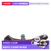 Weitzman Flats Poppy 自营Stuart Leather Ballet black graph