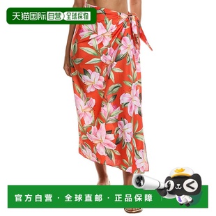 Izzi Hoffman Midi Skirt 半身裙美国直发奥莱 自营 Red Mara