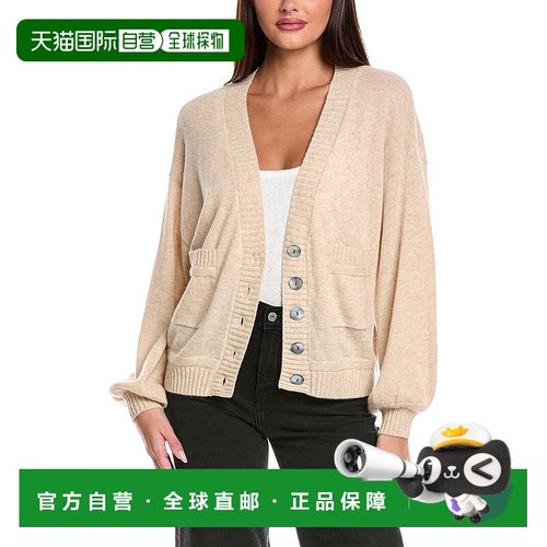 自营brodie cashmereBrodie羊绒Layla羊绒开衫-棕褐色 美国奥莱直