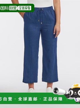 自营Ellen Tracy女式直筒裤-天蓝色 美国奥莱直发