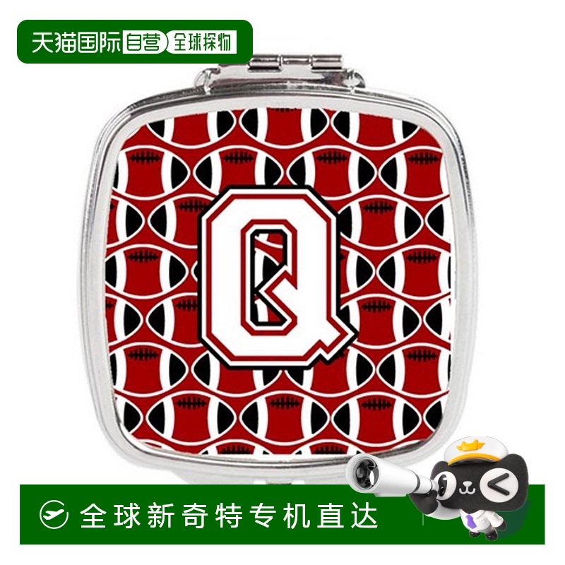 自营Carolines Treasures CJ1082-QSCM字母 Q足球红衣主教&白