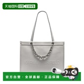 silvr 自营karl 美国奥莱直发 wntr wht lagerfeldSavoie Tote