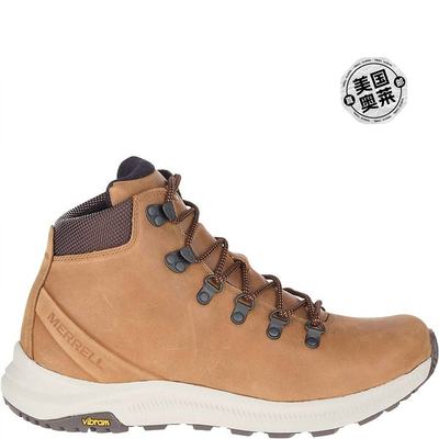 merrell男式 Ontario Mid Wp 登山靴 - 中号红糖 - 红糖 【美国奥