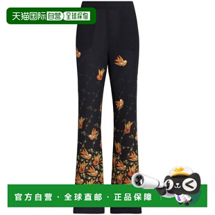 Straight blac 自营Etro Paisley Print With Women Trousers