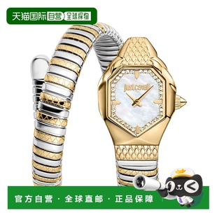 Snake Case CAVALLI Whit Color Womens Gold 自营JUST Watch