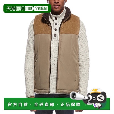 自营WEATHERPROOF VINTAGE Sherpa Lined Mixed Media Puffer Ves