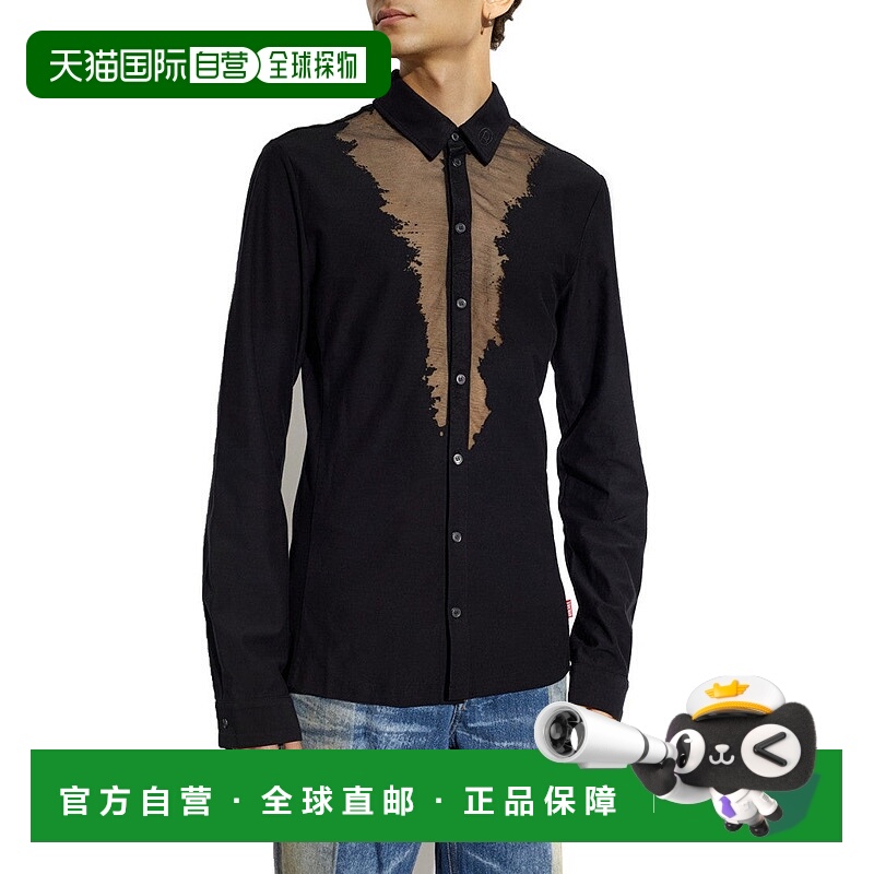 自营dieselMulticolor Artistic Shirt With Premium Fabric Blen