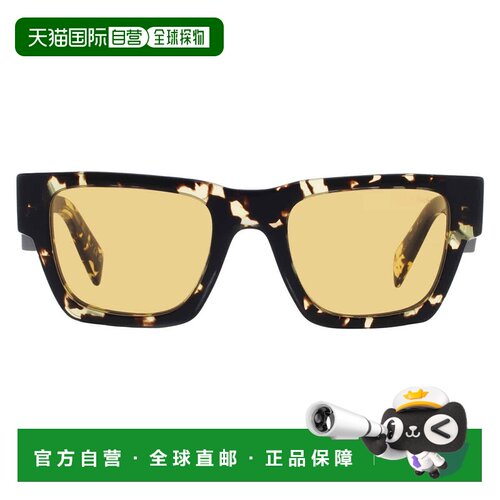 自营Prada Amber Square男士太阳镜PR A06S 16O10C 50 - multi 美