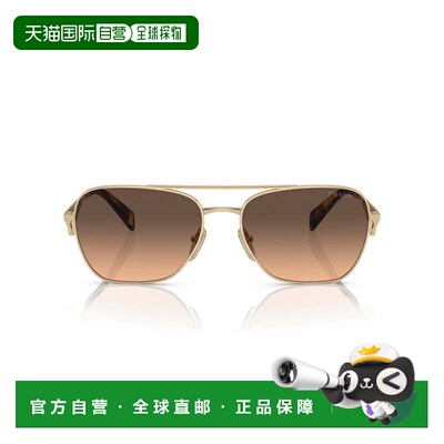 自营prada0pr A50s Rectangular Gradient Brown Lenses - neutra