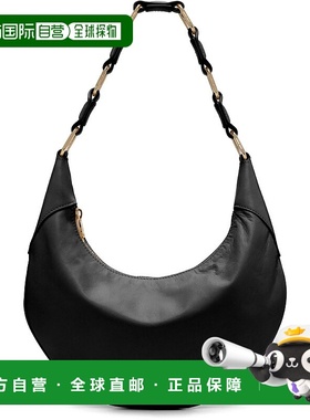 1h可退 香港直邮潮奢 ANINE BING 女士 黑色 Kate 单肩包 A131069