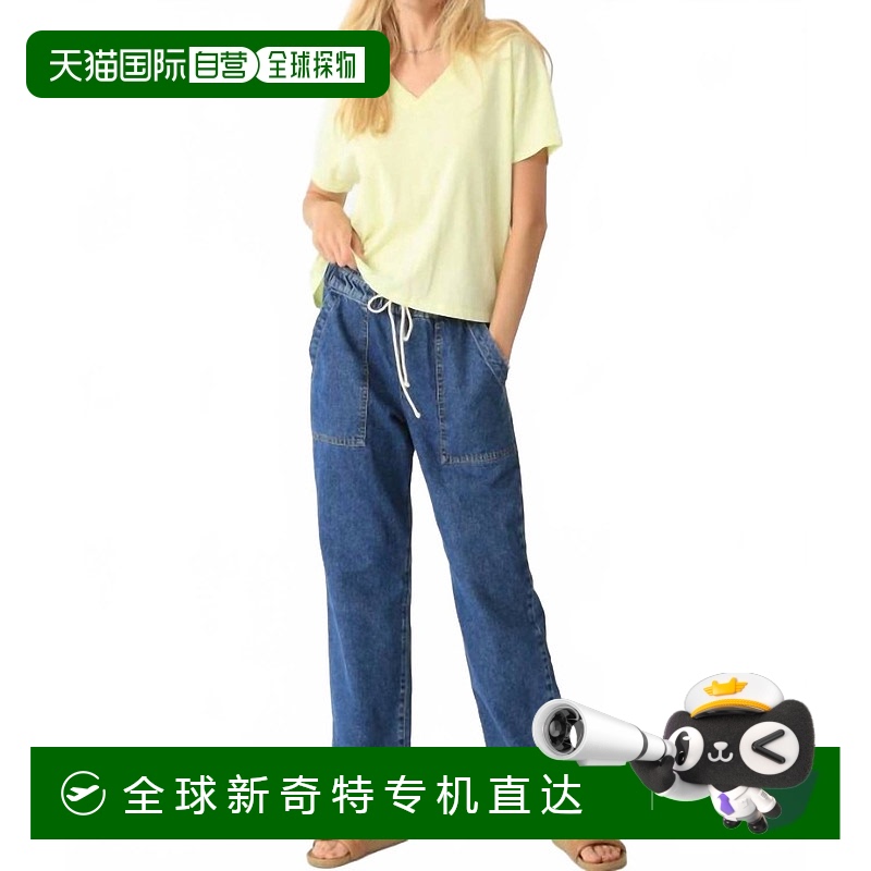 自营 electric & rose青柠色Chase V领T恤 【美国奥莱】直发