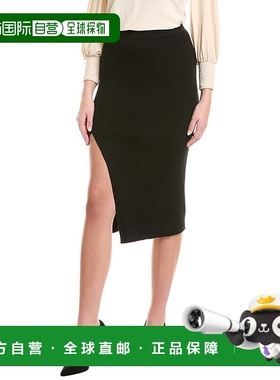 自营 Nation LTD Zion 长裙 - 黑色半身裙 包臀裙美国直发奥莱