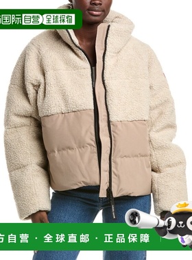 自营Canada Goose Elora Wool-Blend Puffer Jacket - grey 美国