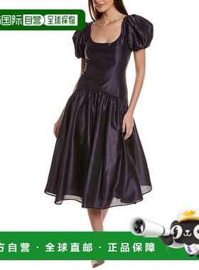 自营 Hutch Brighton 中长连衣裙 - 黑色 美国奥莱直发