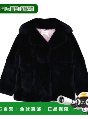 自营Alberta Ferretti Rabbit Fur Women's Coat - blue 美国奥莱