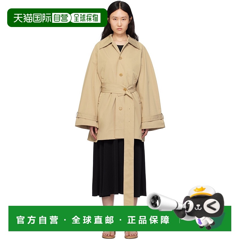 1h可退 香港直邮潮奢 Birrot 女士 米色 Car 大衣 SS24CARCOATBE