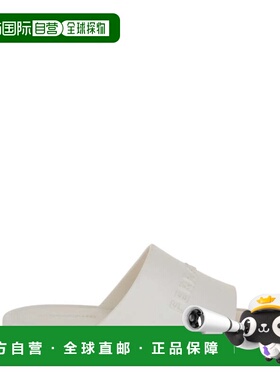 自营salvatore ferragamoGiuneva Logo Embossed Slides - white