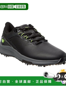 自营 callaway卡拉威Coronado V4皮革高尔夫鞋-黑色 美国奥莱直发