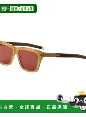 自营Dita Men's 54 mm Brown Sunglasses - sand storm brushed g