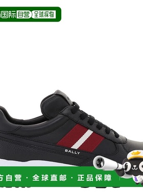 自营 Bally Flick Ribbon低帮运动鞋-黑色 巴利男鞋美国直发奥莱
