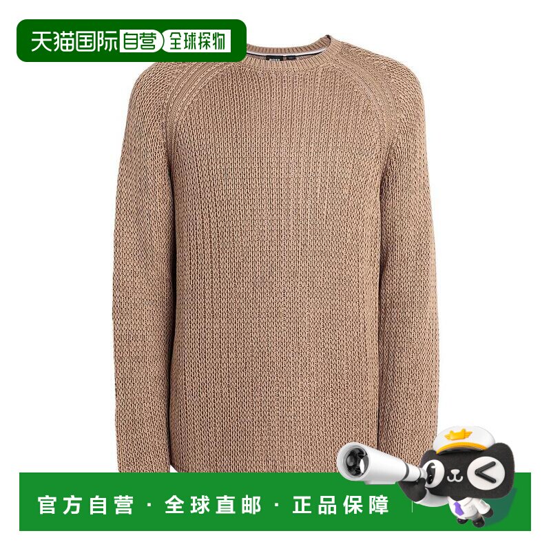 1h可退 【美国直邮】Hugo Boss 男装针织衫 毛衣 纯色圆领长袖 10