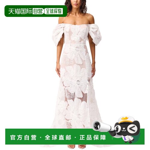 自营ELLIATT Roxana Gown - white 美国奥莱直发