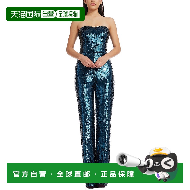 自营Dress The Population Andy Jumpsuit - deep teal 美国奥莱