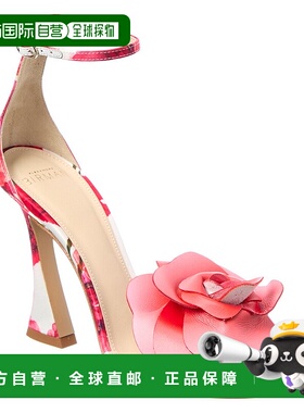 自营 Alexandre Birman Dahlia缎面皮革凉鞋-白色 美国奥莱直发