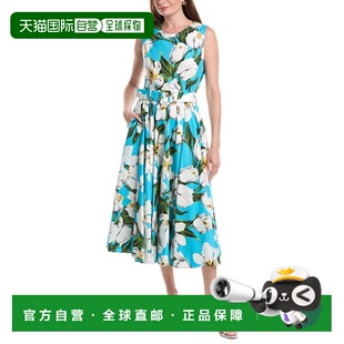 自营Samantha Sung abeleia中长裙-蓝色 美国奥莱直发