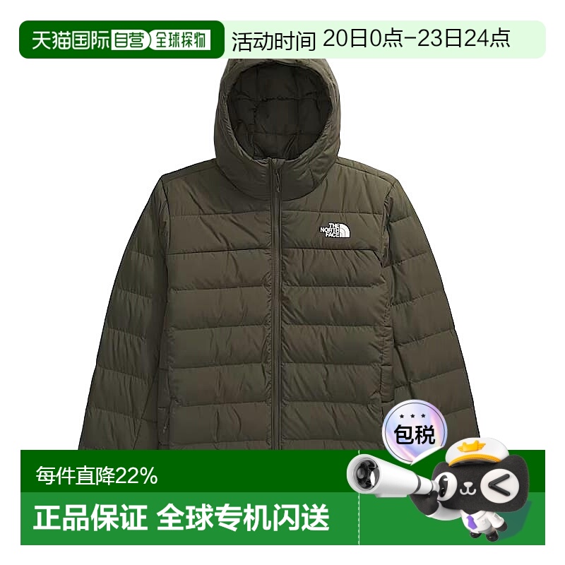 香港直邮北面THE NORTH FACE 男款字母Logo连帽拉链长袖夹克外套