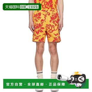 黄色图案短裤 ERL 美国直邮 1h可退