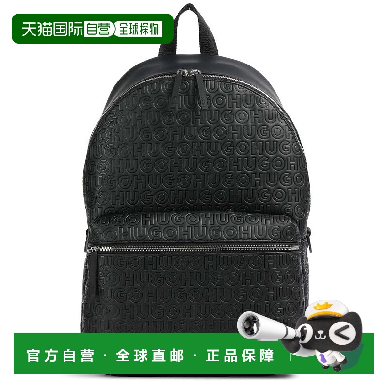自营hugo bossHugo Men's Ethon 2.0 Faux Leather Backpack, Bla