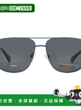 自营Polaroid Polarized Grey Pilot Unisex Sunglasses PLD 6195