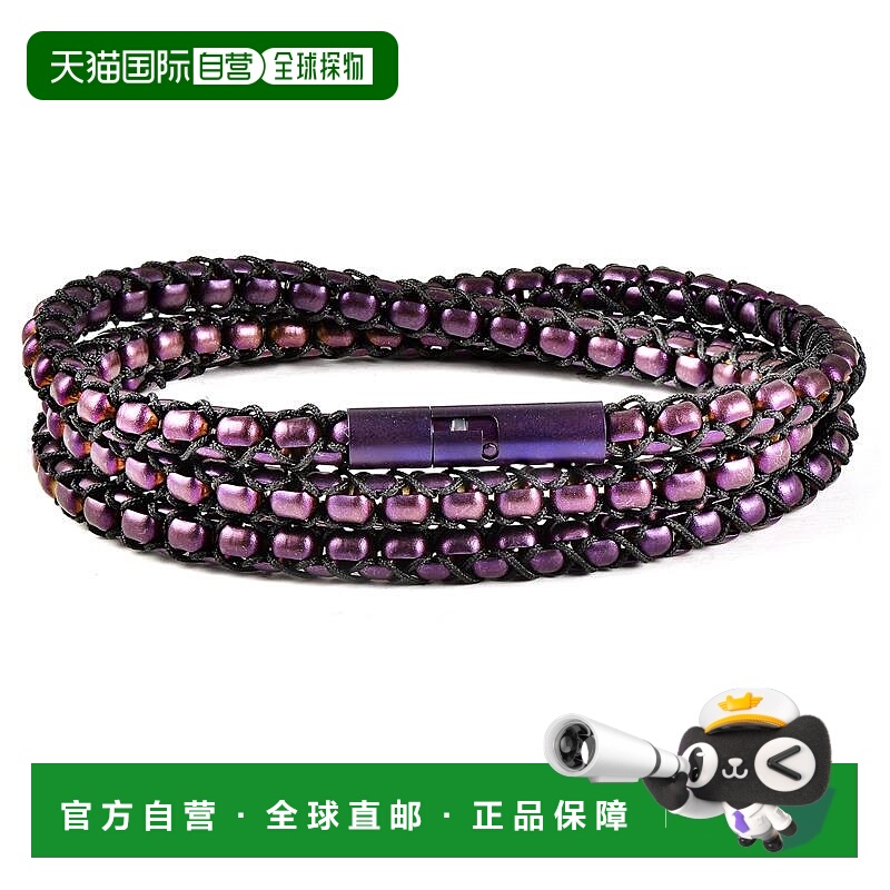 自营 Crucible Los Angeles 哑光不锈钢盒链带黑色尼龙绳 - 26