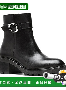 自营La Canadienne Avon Suede Bootie - black 美国奥莱直发短靴