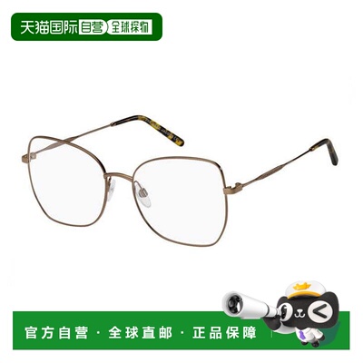 自营Marc Jacobs Eyeglasses Cat Eye Full Rim, Black/gold Fram