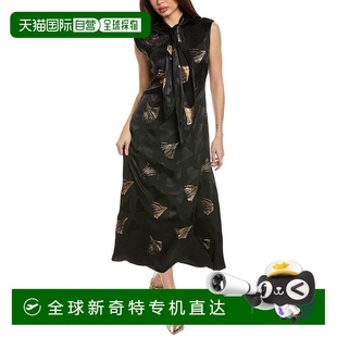 lafayette new 自营 148 york拉斐特148纽约领带领连衣裙 黑色