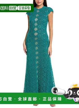 自营 Tadashi Shoji礼服-绿色 连衣裙长裙美国直发奥莱