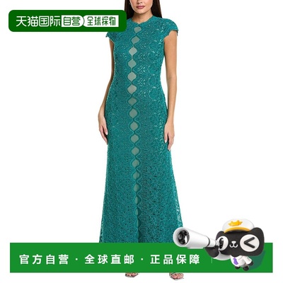 自营 Tadashi Shoji礼服-绿色 连衣裙长裙美国直发奥莱
