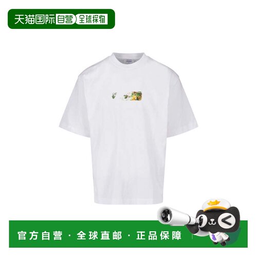 自营白色Spices Arrow Skate纯棉印花t恤-白色 美国奥莱直发
