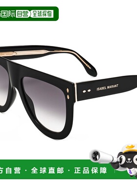 自营Isabel Marant女式57毫米灰色太阳镜-黑色 美国奥莱直发