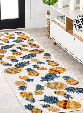 自营 jonathan y Ananas Bold Pineapple High-Low Indoor/Outdoo