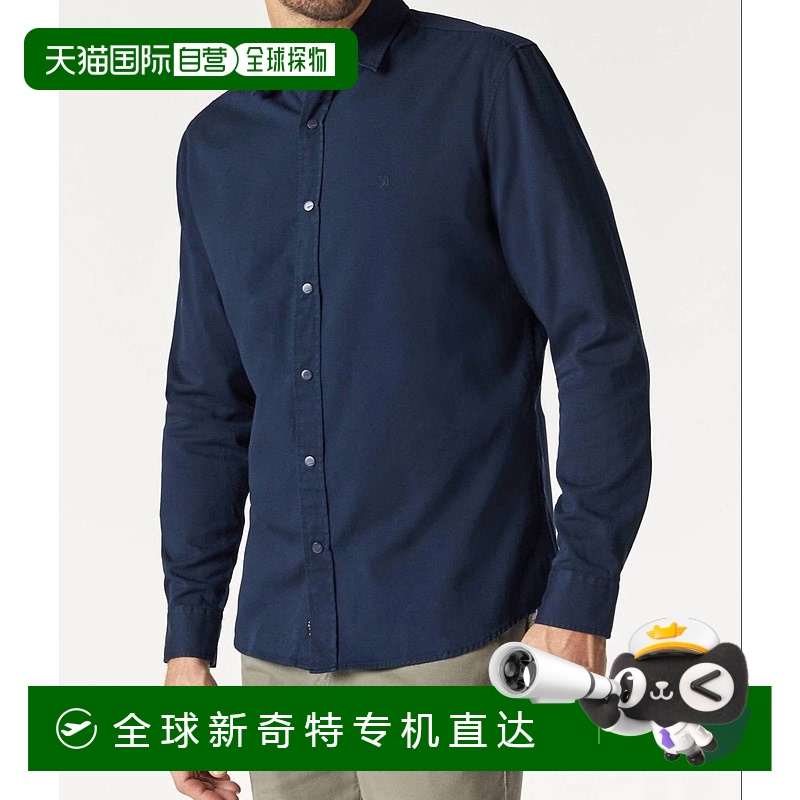 自营mavi蓝色长袖衬衫 - 蓝色 【美国奥莱】直发