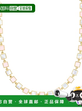 自营 Ross-Simons Pink Opal and Mother-Of-Pearl Station Neckl