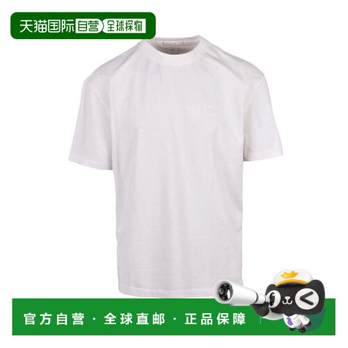自营eleventyBeige Men Cotton T-shirt - white 美国奥莱直发