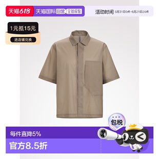 1h可退 美国直邮Arc'teryx Veilance Demlo 短袖男士简约夏季衬衫